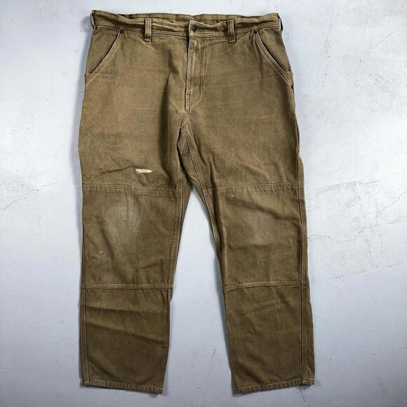 Patagonia Iron Forge Hemp Canvas Double Knee Brown Pants Mens 38 X 31 55296 40 - Picture 1 of 15